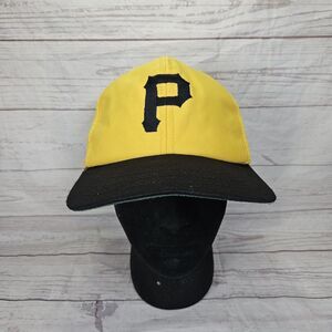 Vintage Pittsburgh Pirates MLB Baseball Hat Cap Mesh SnapBack UI Ink